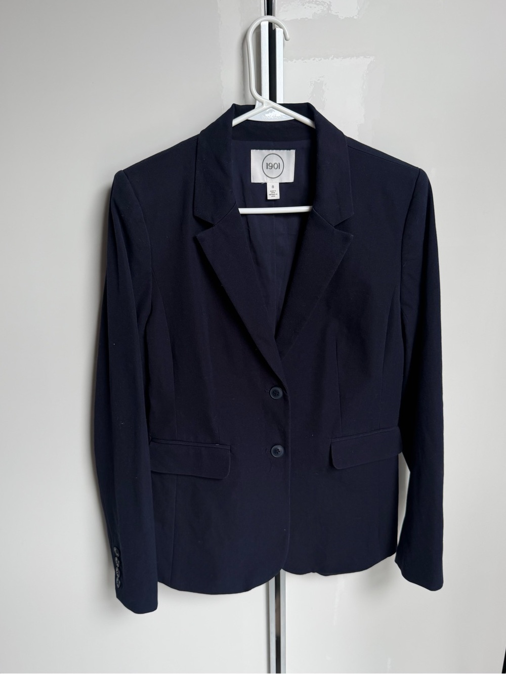 1901 Women's Dark Navy Two-Button Blazer
